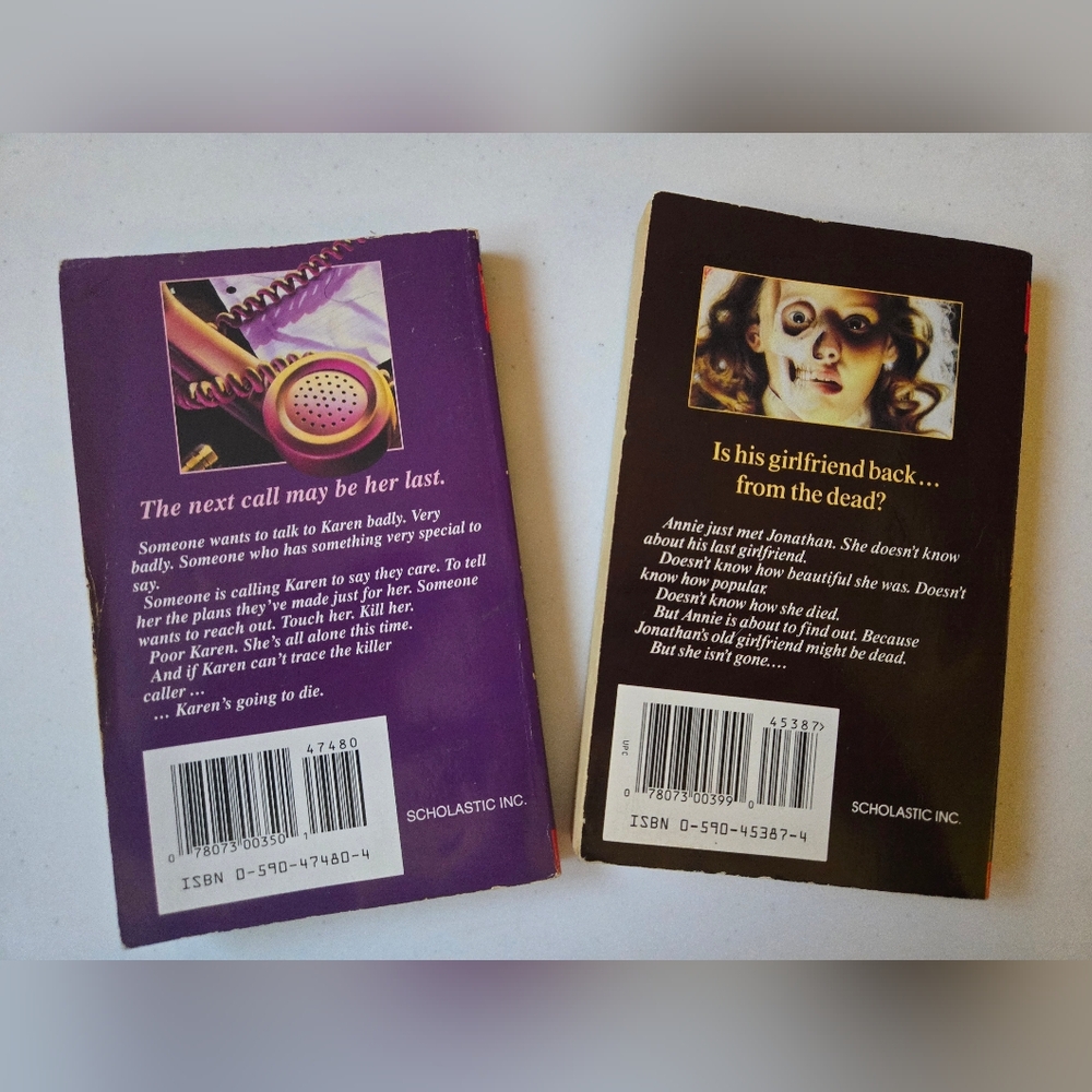 R.L. Stine Vintage Book Bundle โ Call Waiting & The Dead Girlfriend - Picture 6 of 10